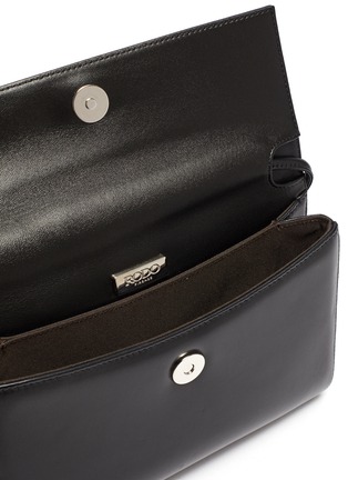 Detail View - Click To Enlarge - RODO - Tassel crossbody leather flap clutch