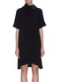 Main View - Click To Enlarge - 3.1 PHILLIP LIM - Removable scarf crepe cady dress