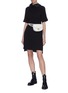 Figure View - Click To Enlarge - 3.1 PHILLIP LIM - Removable scarf crepe cady dress