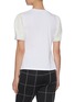Back View - Click To Enlarge - 3.1 PHILLIP LIM - Button sleeve panelled peplum top
