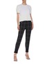 Figure View - Click To Enlarge - 3.1 PHILLIP LIM - Button sleeve panelled peplum top