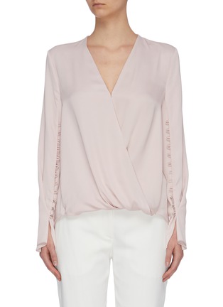 Main View - Click To Enlarge - 3.1 PHILLIP LIM - Mock wrap satin blouse