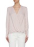 Main View - Click To Enlarge - 3.1 PHILLIP LIM - Mock wrap satin blouse