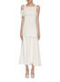 Main View - Click To Enlarge - 3.1 PHILLIP LIM - Asymmetric cold shoulder crepe dress