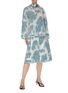 Figure View - Click To Enlarge - 3.1 PHILLIP LIM - 'Abstract daisy' fil coupé seam midi skirt