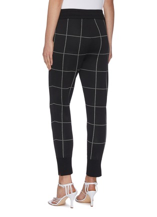 Back View - Click To Enlarge - 3.1 PHILLIP LIM - Window pane check sweatpants