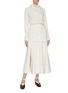 Figure View - Click To Enlarge - 3.1 PHILLIP LIM - Asymmetric panelled A-line midi skirt