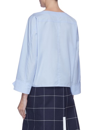 Back View - Click To Enlarge - 3.1 PHILLIP LIM - Snap cuff poplin blouse