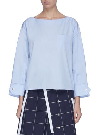 Main View - Click To Enlarge - 3.1 PHILLIP LIM - Snap cuff poplin blouse