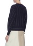 Back View - Click To Enlarge - 3.1 PHILLIP LIM - Waist tie pinstripe top