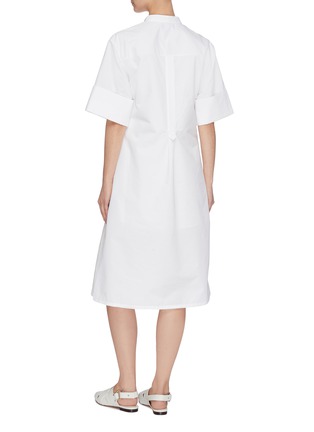 Back View - Click To Enlarge - 3.1 PHILLIP LIM - Multimedia panel pleated hem dress