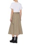 Back View - Click To Enlarge - 3.1 PHILLIP LIM - Utility T-shirt panelled midi dress