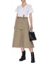 Figure View - Click To Enlarge - 3.1 PHILLIP LIM - Utility T-shirt panelled midi dress
