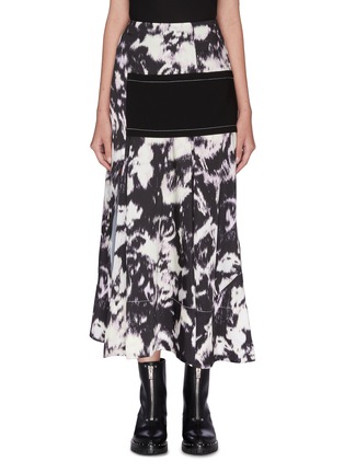 Main View - Click To Enlarge - 3.1 PHILLIP LIM - 'Abstract Daisy' print layered skirt