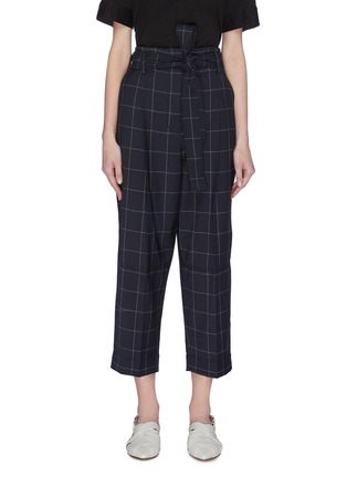 Main View - Click To Enlarge - 3.1 PHILLIP LIM - Windowpane check cropped pants