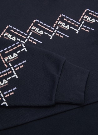  - FILA X 3.1 PHILLIP LIM - Logo stitch embroidered sweatshirt