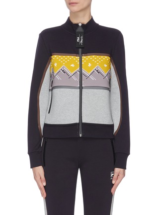 Main View - Click To Enlarge - FILA X 3.1 PHILLIP LIM - Contrast panel logo graphic print track jacket