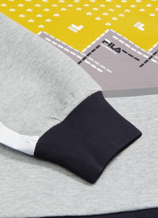  - FILA X 3.1 PHILLIP LIM - Contrast panel logo graphic print sweatshirt