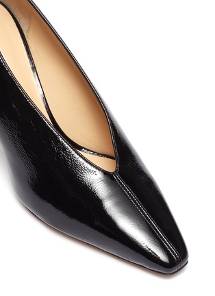 Detail View - Click To Enlarge - FABIO RUSCONI - 'Cagno' patent leather pumps