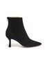 Main View - Click To Enlarge - FABIO RUSCONI - 'Como' suede panel snake-embossed leather ankle boots