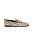 Main View - Click To Enlarge - FABIO RUSCONI - Snake-embossed leather loafers
