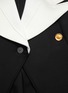 - PROENZA SCHOULER - Novelty contrast peak lapel blazer