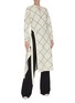 Figure View - Click To Enlarge - PROENZA SCHOULER - Windowpane check waist tie wrap midi dress