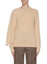 Main View - Click To Enlarge - PROENZA SCHOULER - Draped scarf cashmere sweater