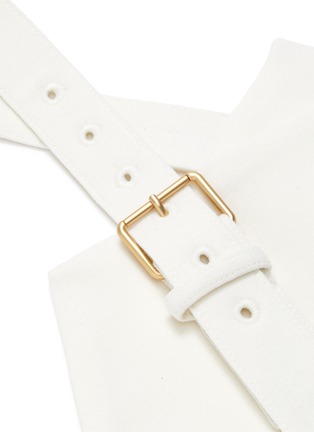  - PROENZA SCHOULER - Halter strap origami fold sleeveless top