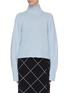 Main View - Click To Enlarge - PROENZA SCHOULER - Rib knit panelled turtleneck sweater