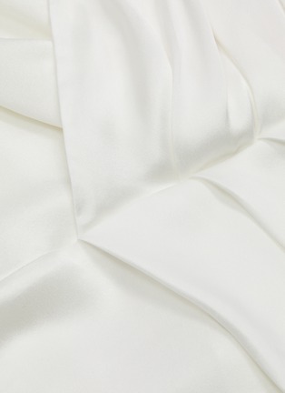  - L'AGENCE - 'Chiara' silk georgette mock wrap camisole top
