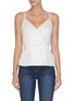 Main View - Click To Enlarge - L'AGENCE - 'Chiara' silk georgette mock wrap camisole top