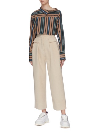 Figure View - Click To Enlarge - FFIXXED STUDIOS - 'Weekday' flap pocket twill pants