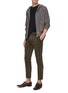Figure View - Click To Enlarge - HAIDER ACKERMANN - Stripe slim fit tailored pants