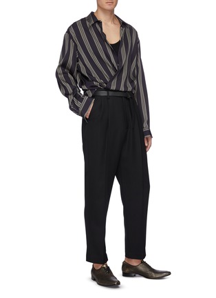 Figure View - Click To Enlarge - HAIDER ACKERMANN - High waist pleated pants