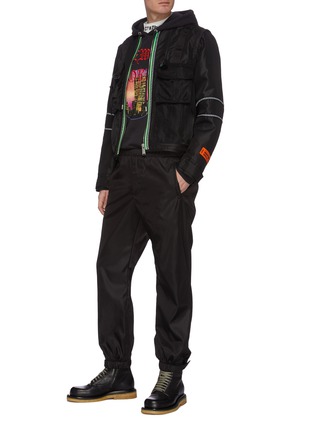 Figure View - Click To Enlarge - HERON PRESTON - 'CTNMB' embroidered turtleneck T-shirt