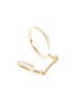 Detail View - Click To Enlarge - REPOSSI - 'Elliptiques' diamond 18k rose gold two row single ear cuff