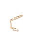 Main View - Click To Enlarge - REPOSSI - 'Elliptiques' diamond 18k rose gold two row single ear cuff
