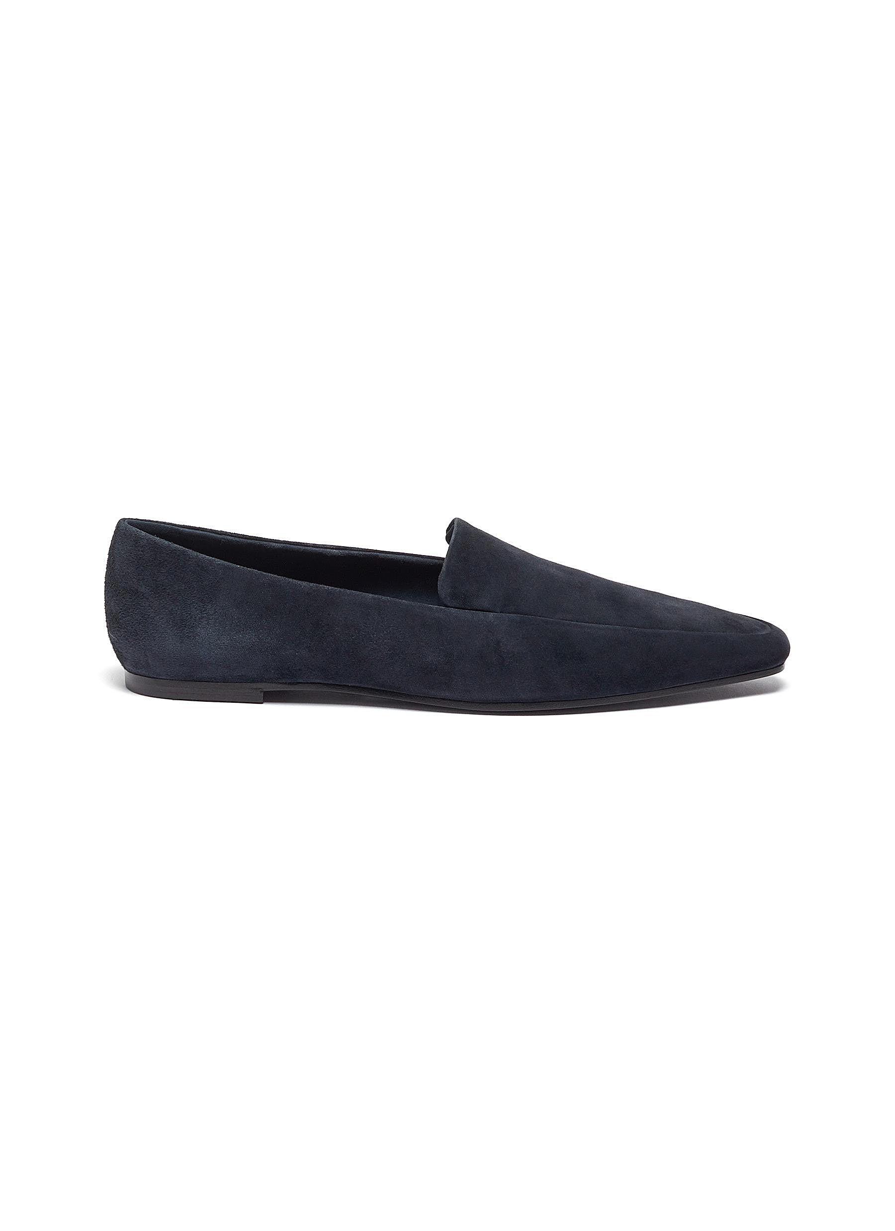 suede loafers women