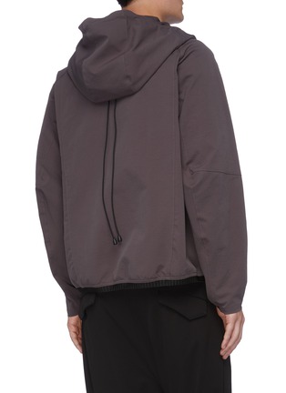 Back View - Click To Enlarge - THE VIRIDI-ANNE - Raglan hooded zip jacket