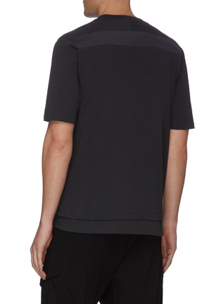 Back View - Click To Enlarge - THE VIRIDI-ANNE - Asymmetric Hem T-shirt