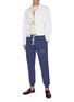 Figure View - Click To Enlarge - CASABLANCA - Logo embroidered sweatpants