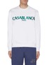 Main View - Click To Enlarge - CASABLANCA - Logo embroidered sweatshirt