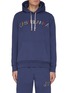 Main View - Click To Enlarge - CASABLANCA - Logo embroidered hoodie