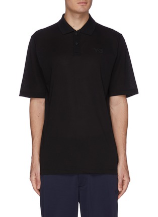 Main View - Click To Enlarge - Y-3 - Logo print classic pique polo