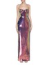 Main View - Click To Enlarge - ALEX PERRY - Iridescent sequin corset gown