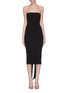 Main View - Click To Enlarge - ALEX PERRY - Back sash fitted dress