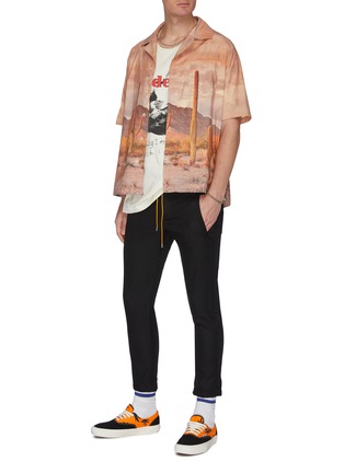 Figure View - Click To Enlarge - RHUDE - Falling horse print T-shirt