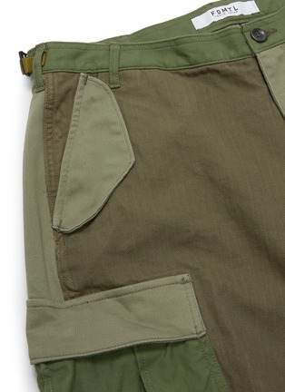  - FDMTL - Multi pocket colourblock patchwork cargo pants