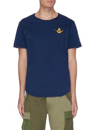 Main View - Click To Enlarge - FDMTL - Crane embroidered T-shirt